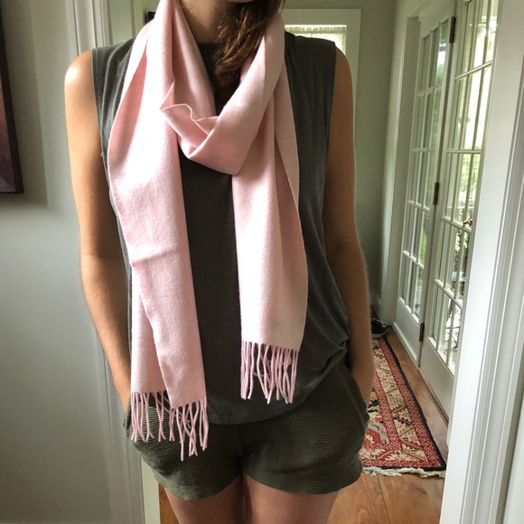 Coach Scarf in Pale Pink - Picture 3 of 3